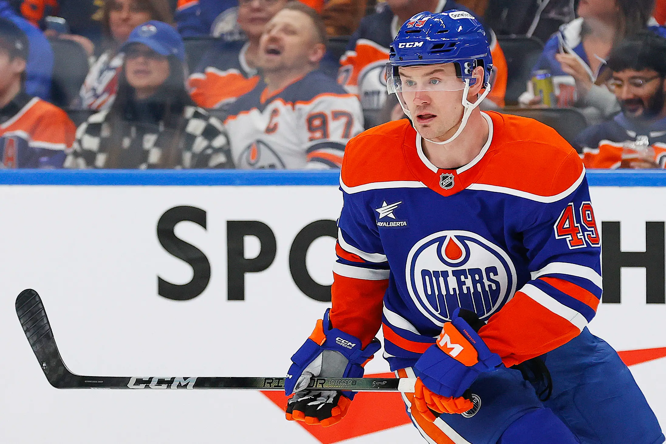 Edmonton Oilers defenceman Ty Emberson