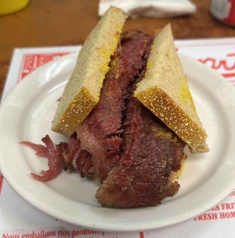 Schwartz's Smoked Meat Sandwich