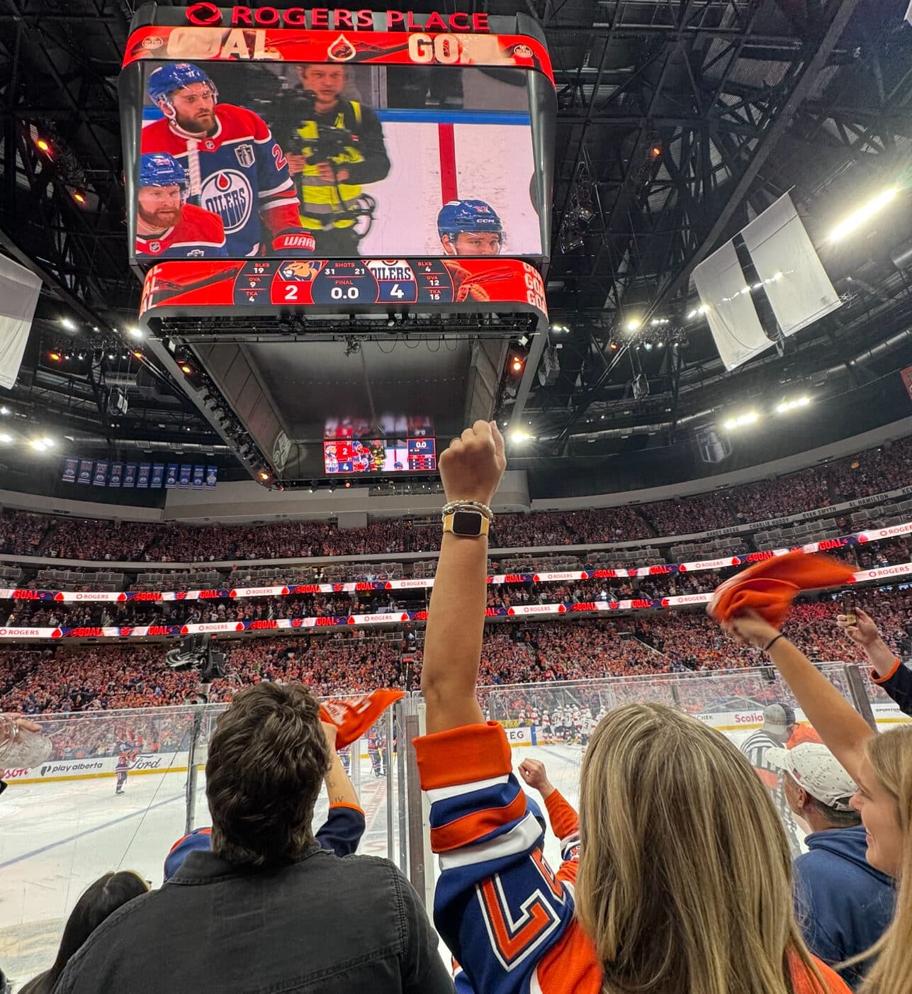 Edmonton Oilers win Game 1 in overtime at Rogers Place