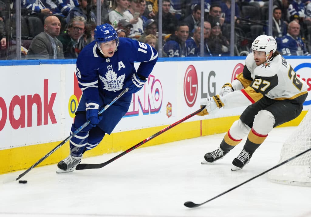 Toronto Maple Leafs Vegas Golden Knights Mitch Marner