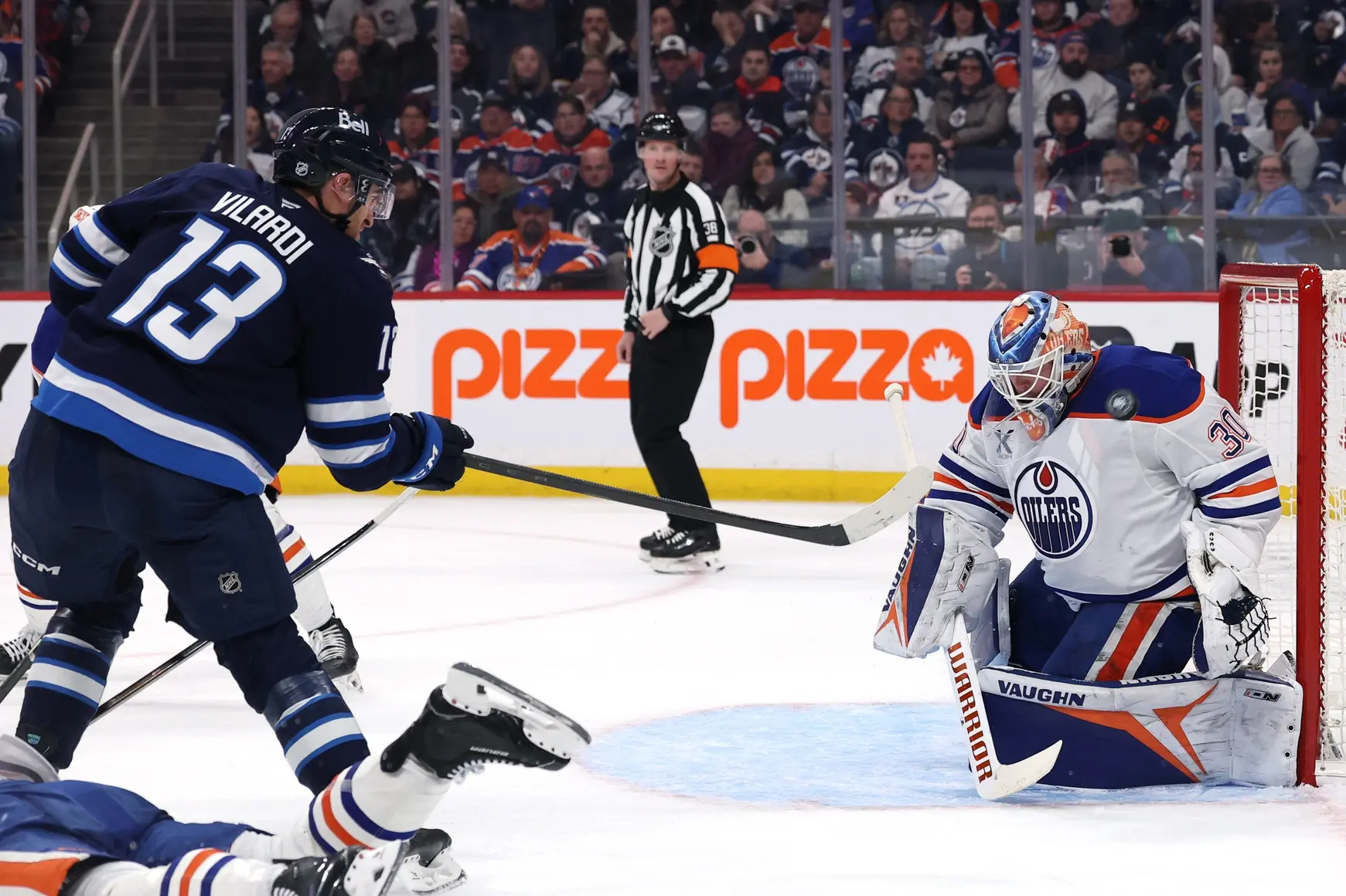 Edmonton Oilers Calvin Pickard vs Winnipeg Jets