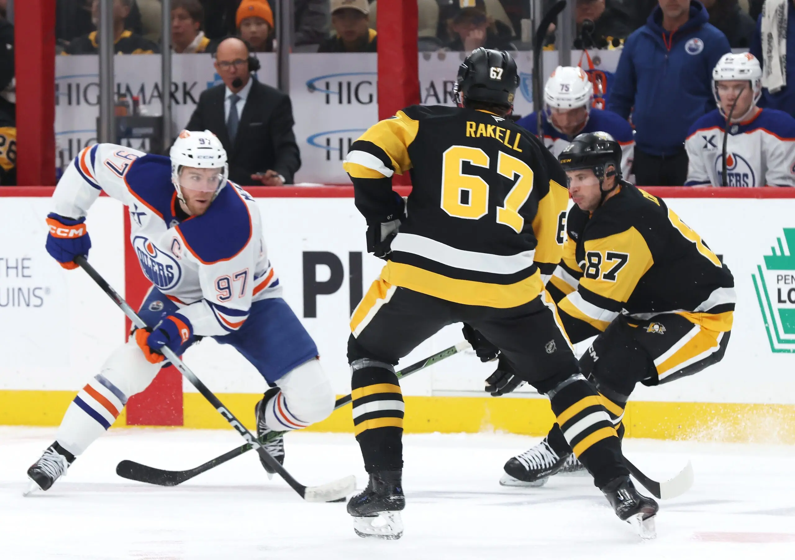 Edmonton Oilers Connor McDavid vs. Sidney Crosby Pittsburgh Penguins