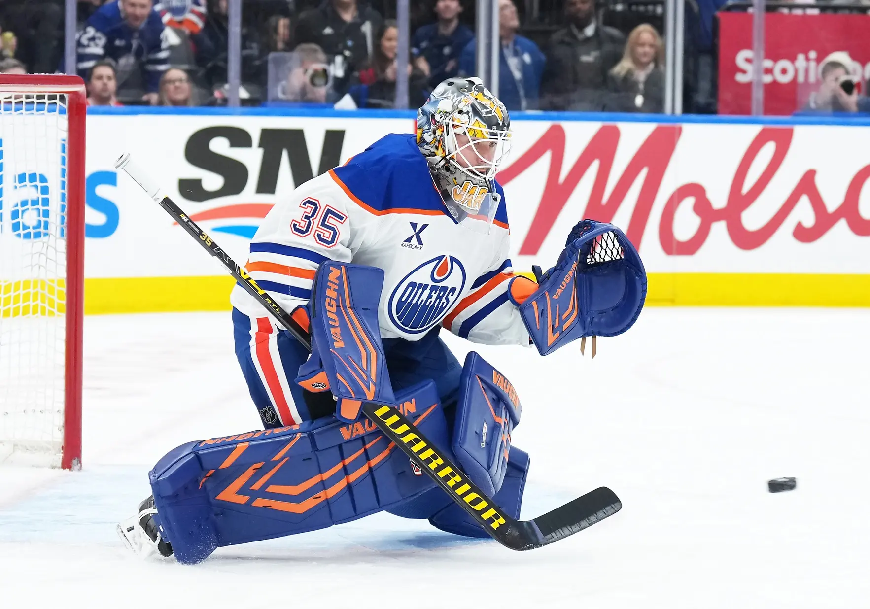 Edmonton Oilers goalie Tristan Jarry