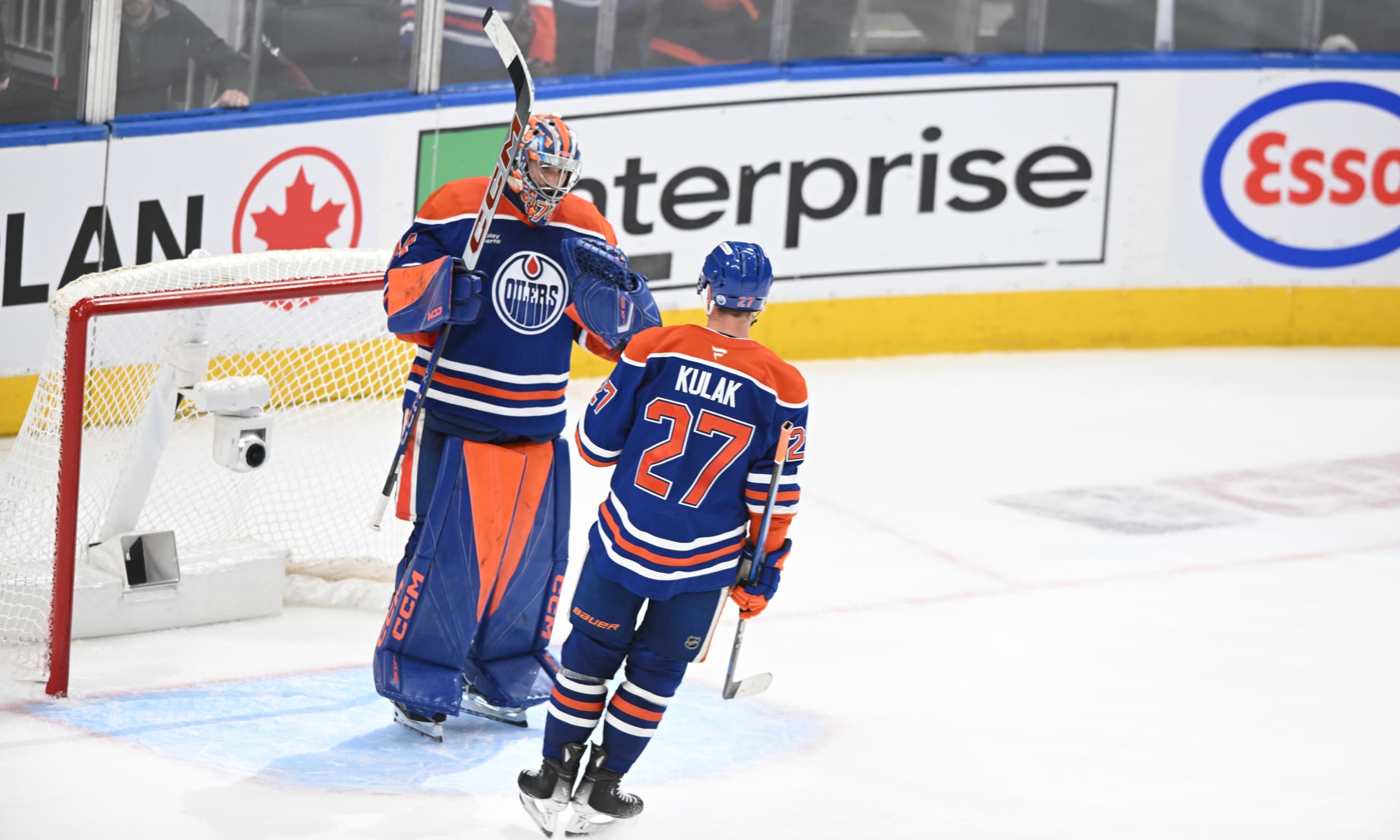 Edmonton Oilers Stuart Skinner Brett Kulak