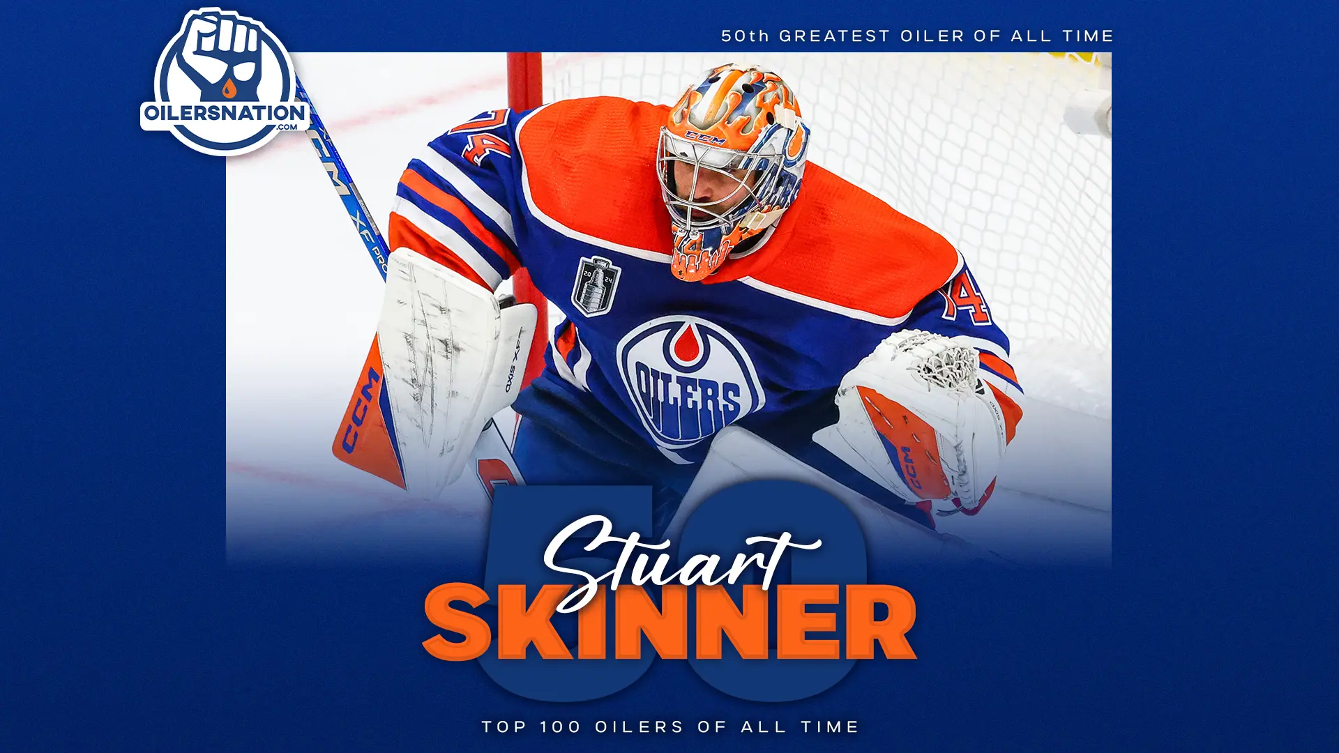 Top 100 Edmonton Oilers Stuart Skinner