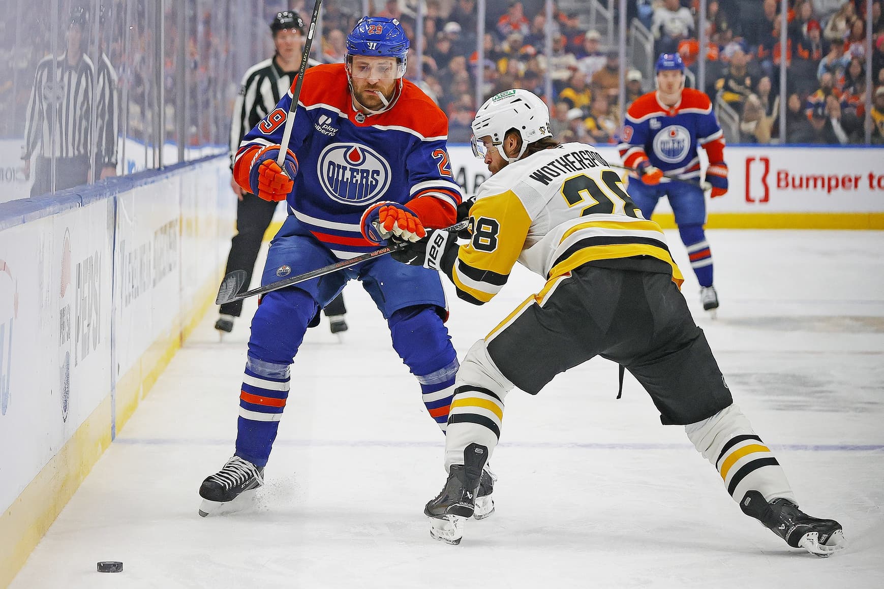 Edmonton Oilers Leon Draisaitl vs Pittsburgh Penguins