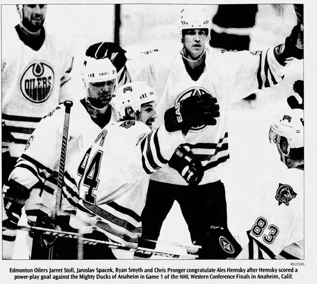 The June 3, 2006, edition of the Edmonton Journal after the Oilers awaited the Stanley Cup Final.