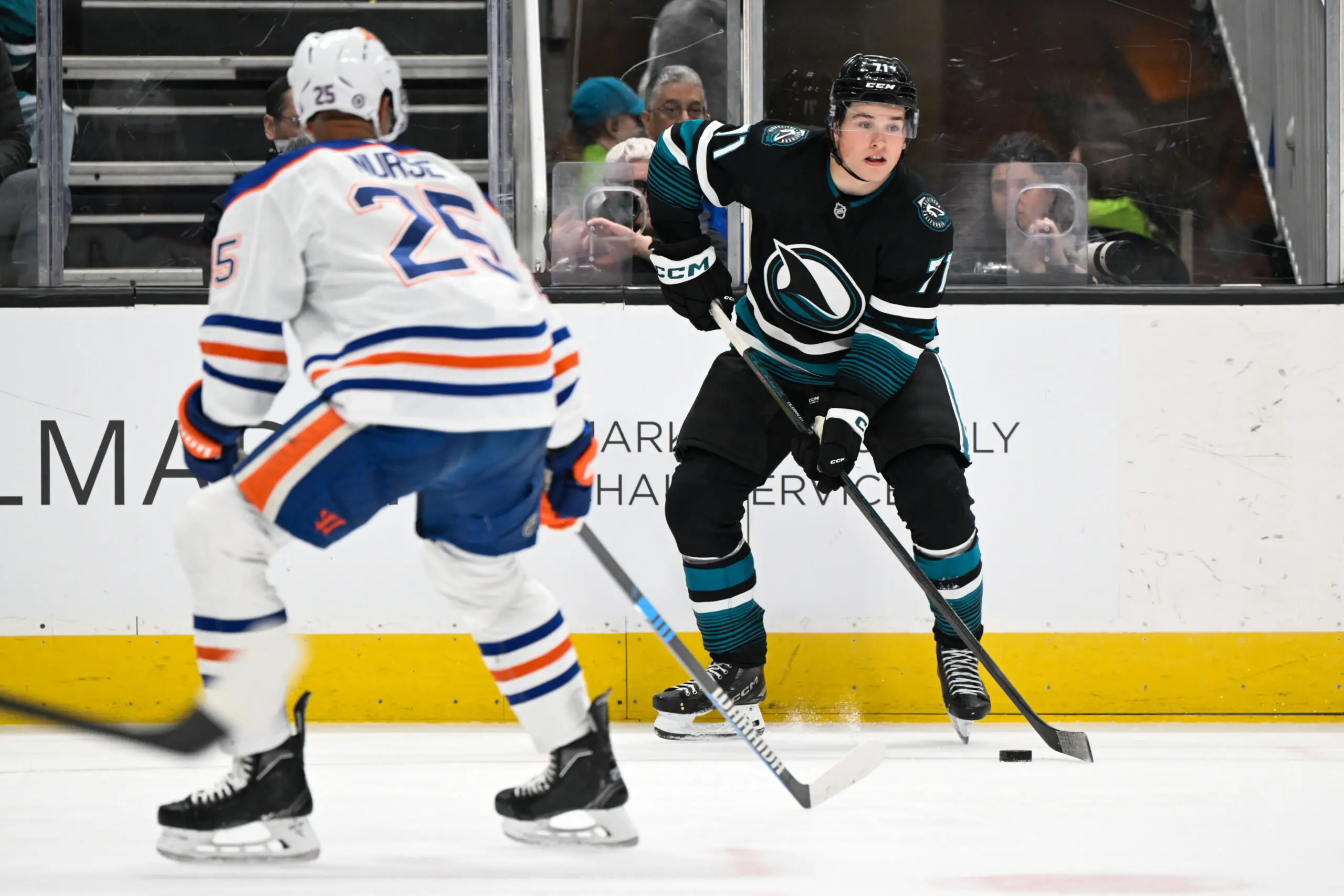 Edmonton Oilers San Jose Sharks Macklin Celebrini