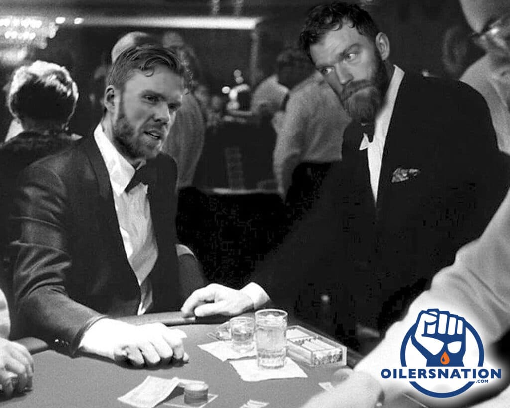 GDB 73 Edmonton Oilers Vegas Golden Knights Connor McDavid Mattias Ekholm Photoshop