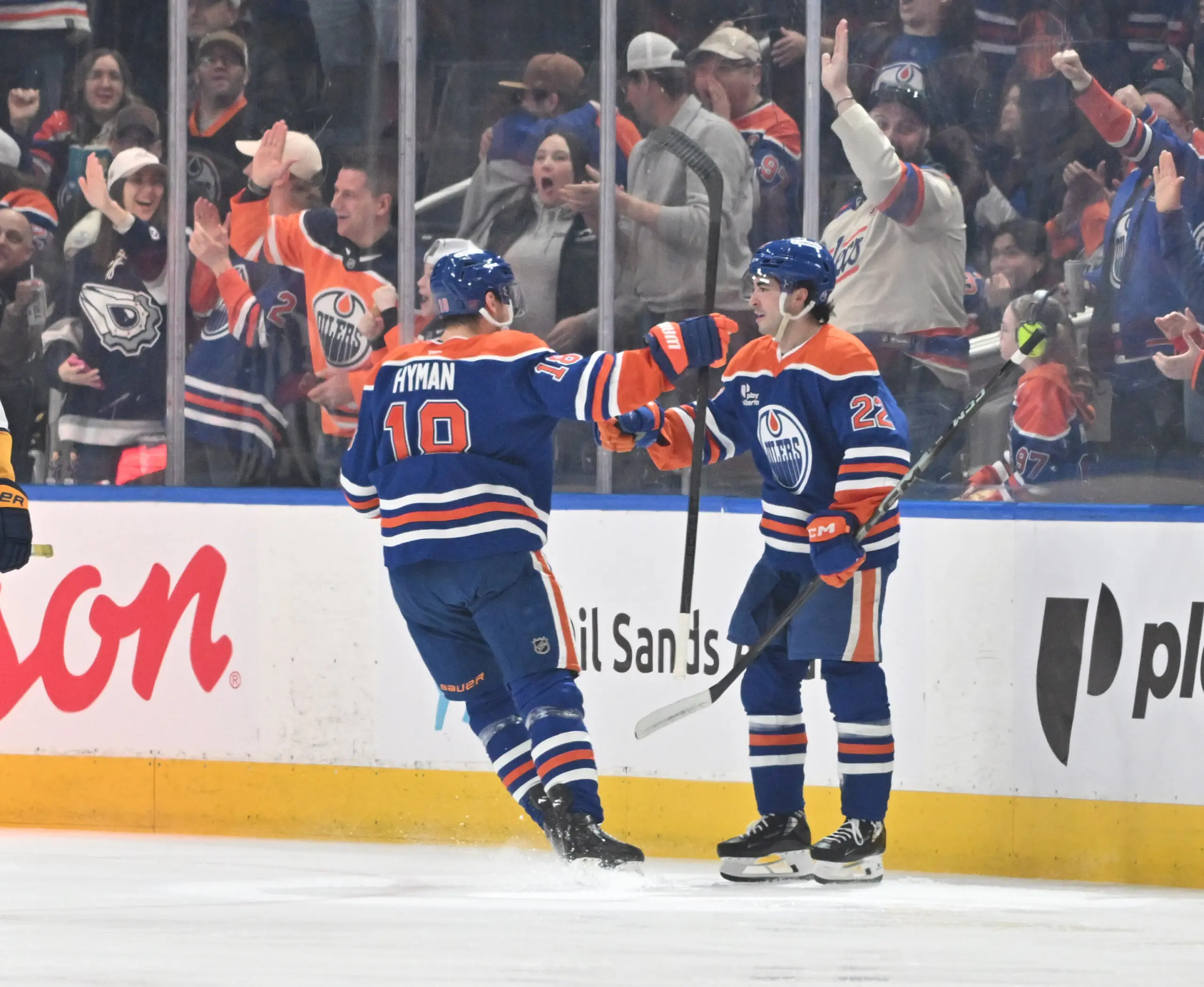 Edmonton Oilers Zach Hyman Matt Savoie