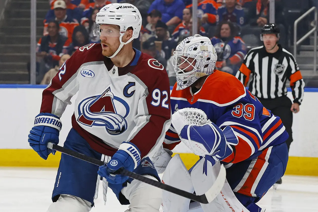 Edmonton Oilers Connor Ingram Colorado Avalanche Gabriel Landeskog