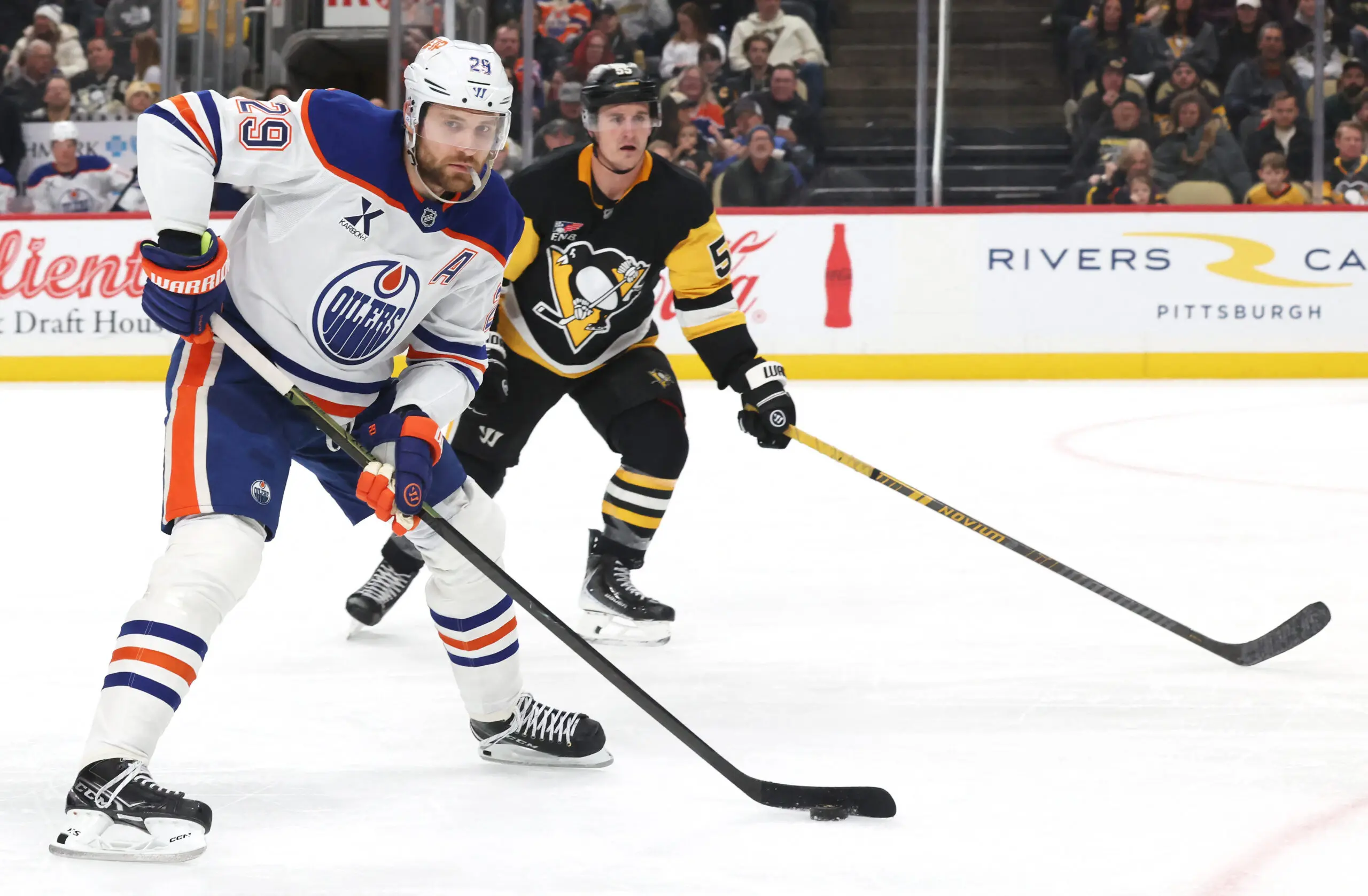 Edmonton Oilers Leon Draisaitl Pittsburgh Penguins