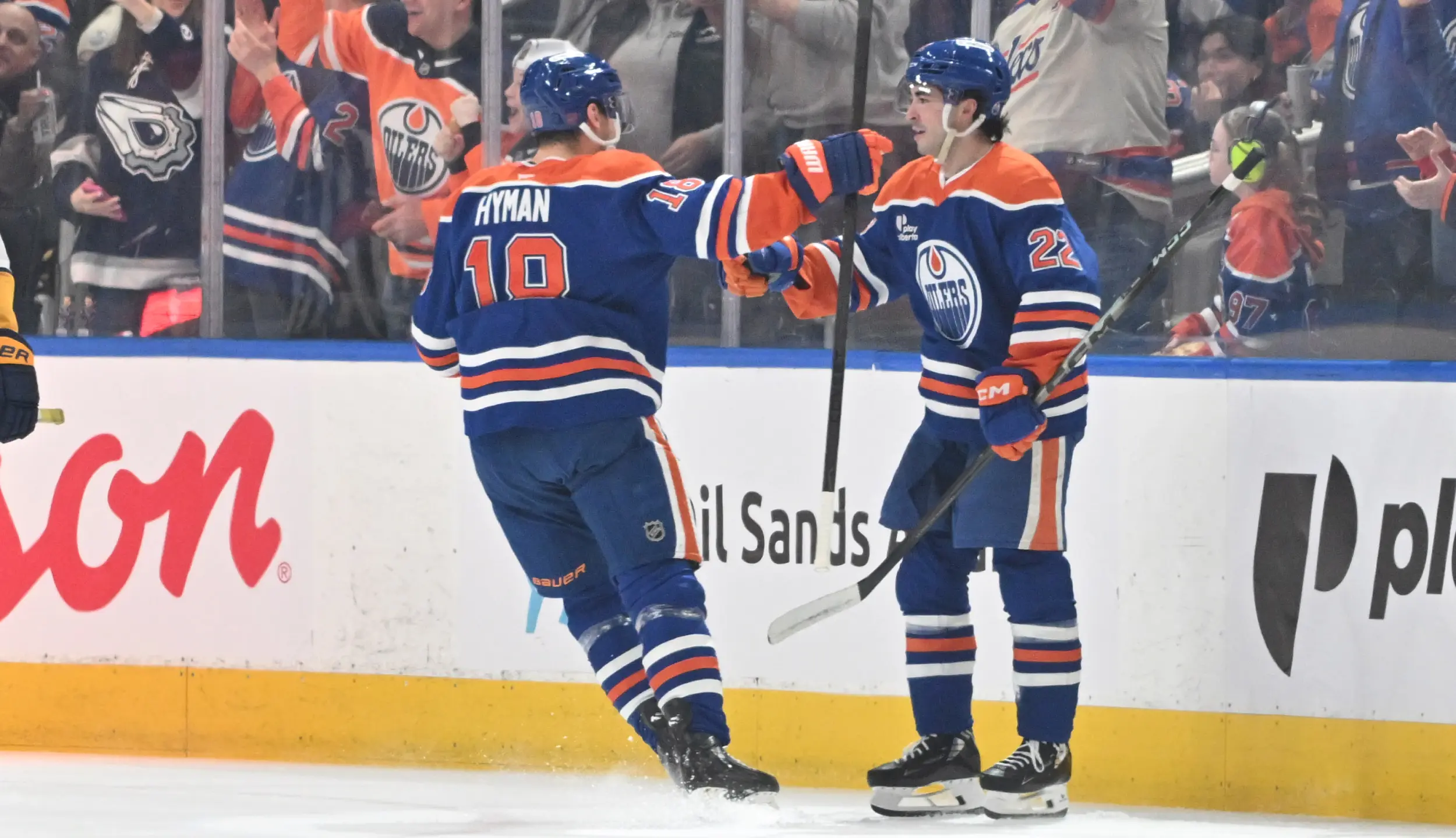 Edmonton Oilers Zach Hyman Matt Savoie