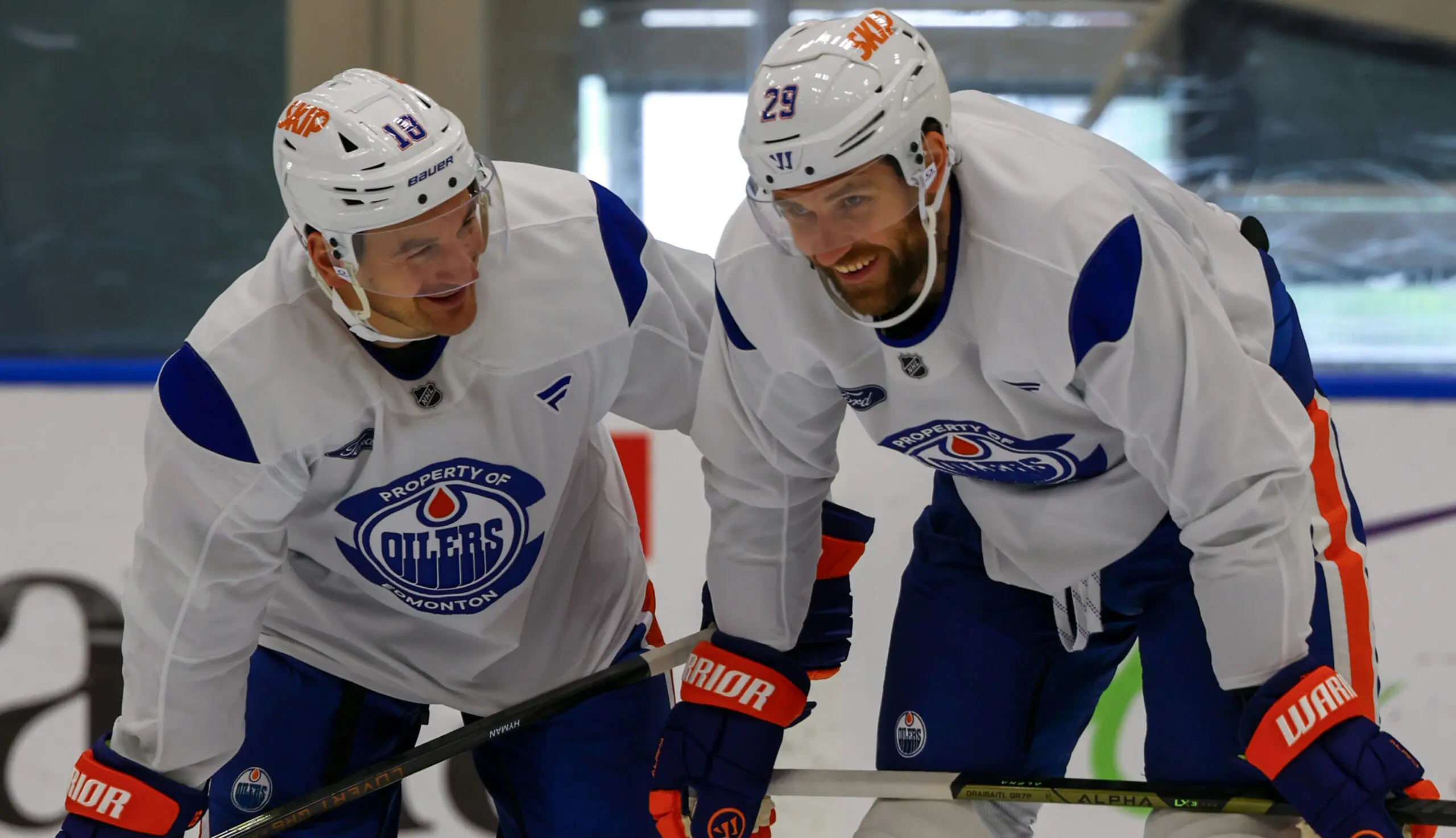 Edmonton Oilers Zach Hyman Leon Draisaitl