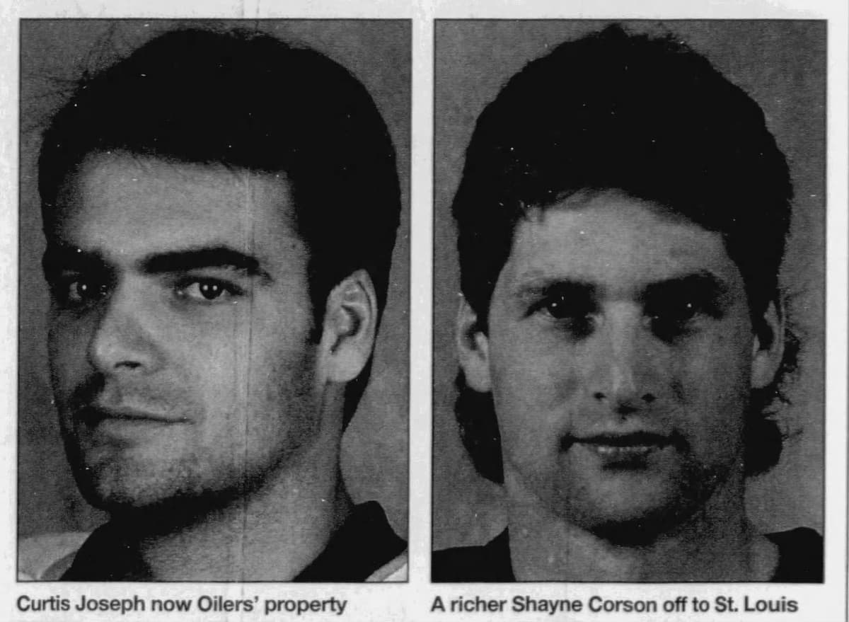 On this day in 1995: How Glen Sather turned a Shayne Corson offer sheet into Curtis Joseph